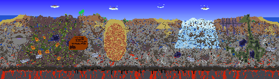 Map of Terraria seed 1047651884