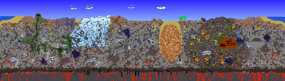Map of Terraria seed 548041858