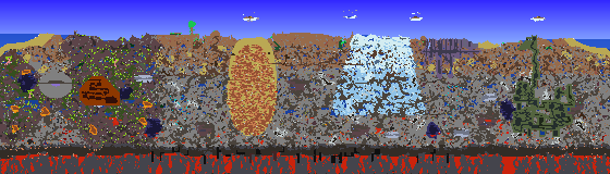 Map of Terraria seed 676225137