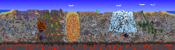 Map of Terraria seed 7