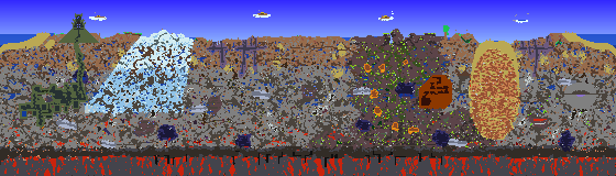 Map of Terraria seed 796745980