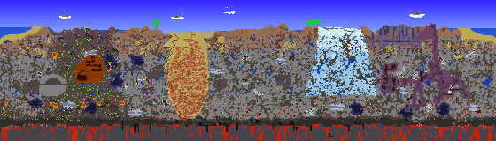 Map of Terraria seed 978620077