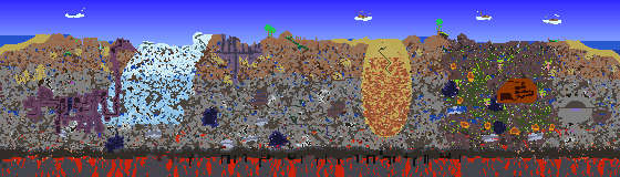 Map of Terraria seed seed