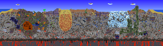 Map of Terraria seed terraria