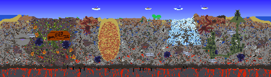 Map of Terraria seed 1455642608