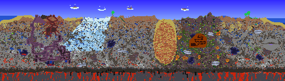 Map of Terraria seed 158411179