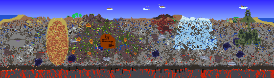 Map of Terraria seed 1759201702