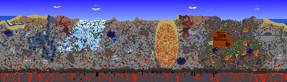 Map of Terraria seed 3