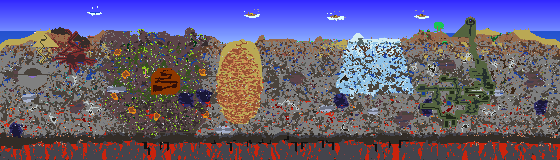 Map of Terraria seed 343777311
