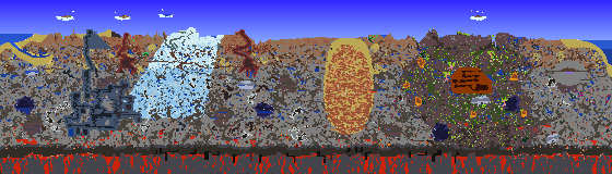 Map of Terraria seed 714222252