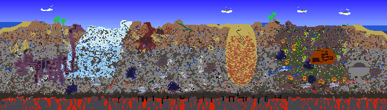 Map of Terraria seed seed