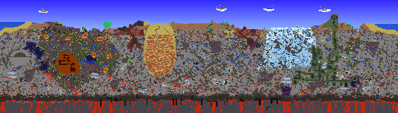 Map of Terraria seed terraria
