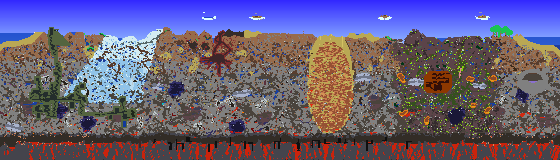 Map of Terraria seed terrariamap