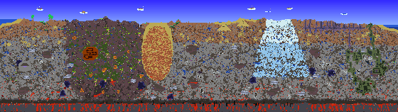 Map of Terraria seed 1548095565