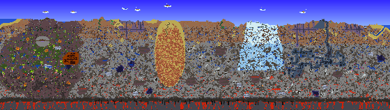 Map of Terraria seed 1703965281