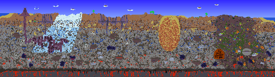 Map of Terraria seed 174768059