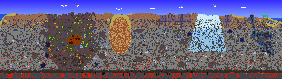 Map of Terraria seed 2026