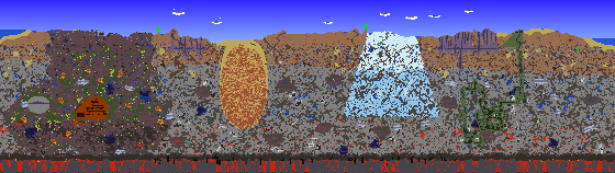 Map of Terraria seed 361629802