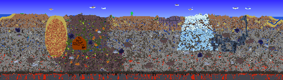 Map of Terraria seed 42111921