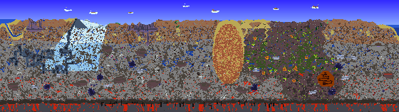 Map of Terraria seed 487111701
