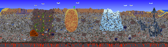 Map of Terraria seed 642425825