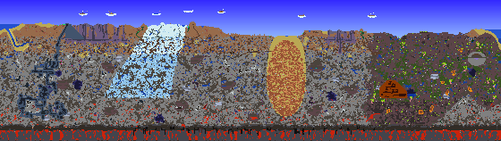 Map of Terraria seed 700725965