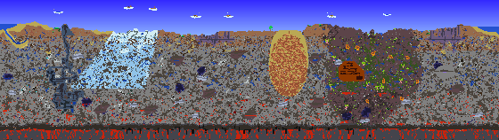 Map of Terraria seed 821836536