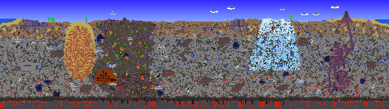 Map of Terraria seed relogic