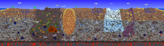 Map of Terraria seed seed