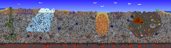 Map of Terraria seed terraria