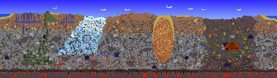 Map of Terraria seed terrariamap