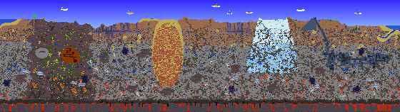 Map of Terraria seed zenith