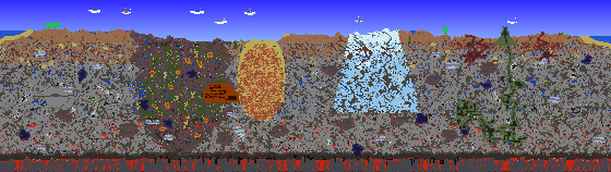 Map of Terraria seed 1743874135