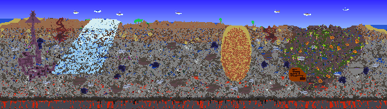 Map of Terraria seed 2