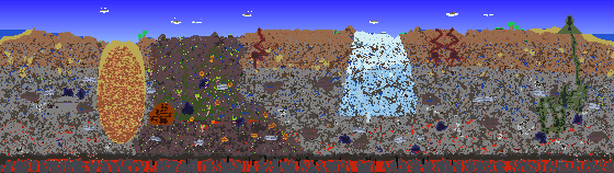 Map of Terraria seed 2025