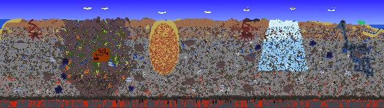 Map of Terraria seed 2026