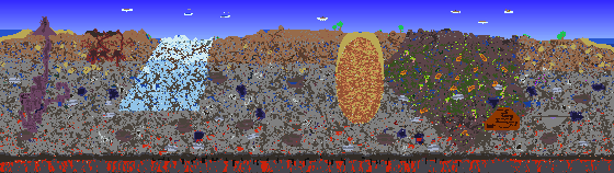 Map of Terraria seed 274527823
