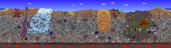 Map of Terraria seed 384694854