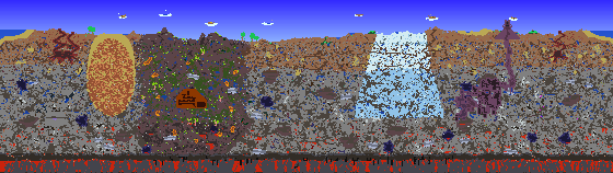 Map of Terraria seed 45156589