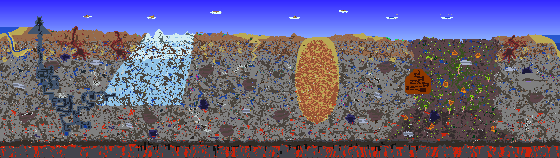 Map of Terraria seed 601047068