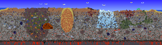 Map of Terraria seed 620341549