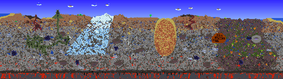 Map of Terraria seed 737622313