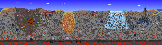 Map of Terraria seed Iwonthelottery