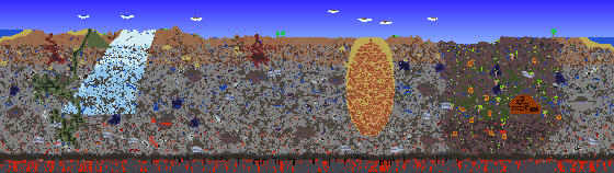 Map of Terraria seed minecraft