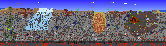 Map of Terraria seed terraria