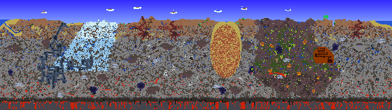 Map of Terraria seed world