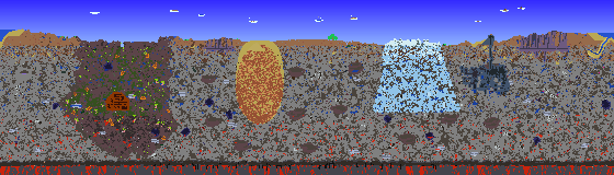 Map of Terraria seed 1135142736