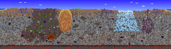 Map of Terraria seed 1284007591