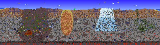 Map of Terraria seed 1347938087