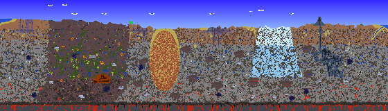 Map of Terraria seed 1978897937